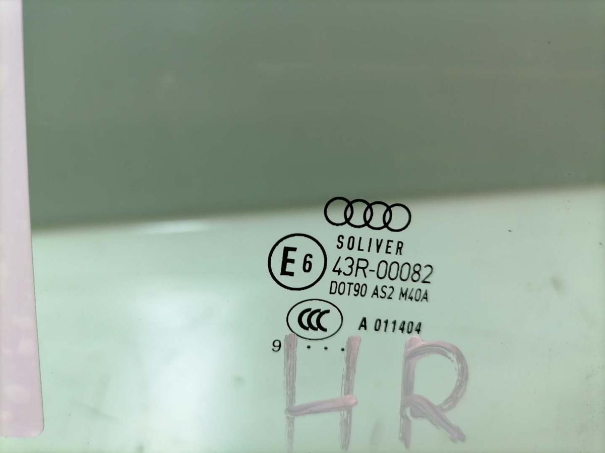 Audi A4 8K B8 original T&uuml;rscheibe hinten rechts Kombi Avant Bj.2010